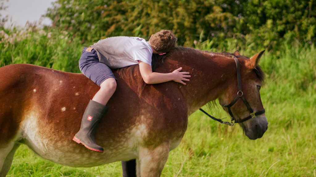 Ein Bild von Lesmona mit einem Kind